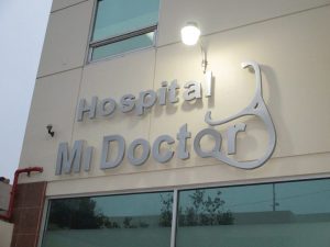mi doctor hospital sign