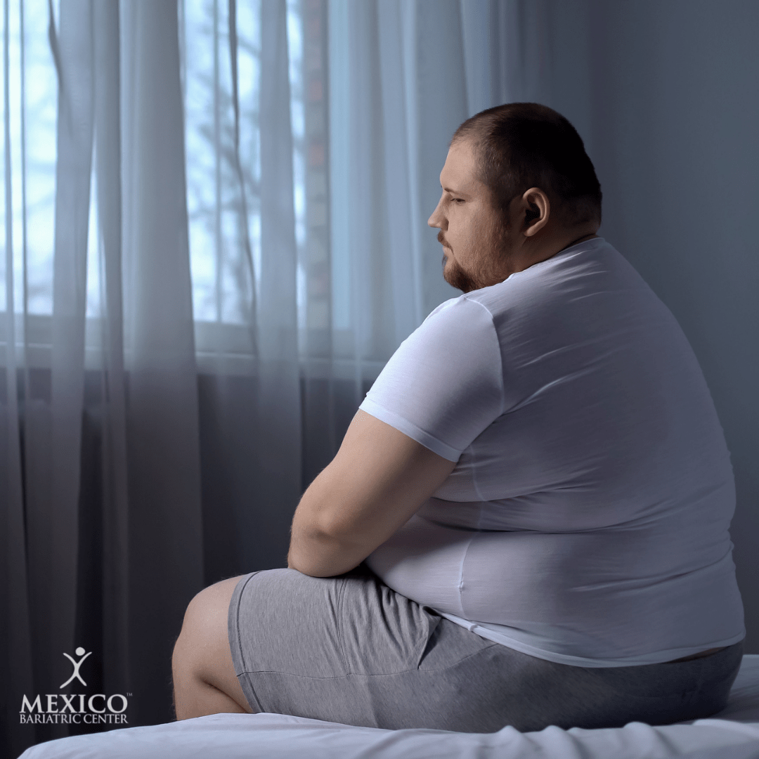 Obese man with insomnia